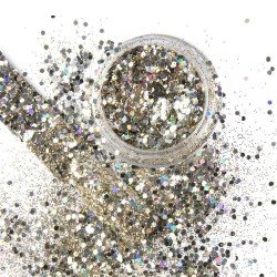 Nagelglitter - Wink Effect - Hexagon - 36 - Storlek 0.2-0.375mm -glamandbeauty.se