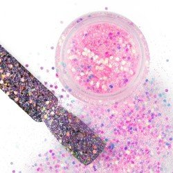 Nagelglitter - Wink Effect - Hexagon - 14 - Storlek 0.2-0.375mm -glamandbeauty.se