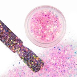 Nagelglitter - Wink Effect - Hexagon - 13 - Storlek 0.2-0.375mm -glamandbeauty.se