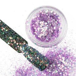 Nagelglitter - Wink Effect - Hexagon - 06 - Storlek 0.2-0.375mm -glamandbeauty.se