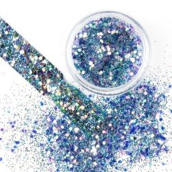 Nagelglitter - Wink Effect - Hexagon - 01 - Storlek 0.2-0.375mm -glamandbeauty.se