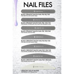 10-pack Nagelfilar - Rak - 180/240 - Victoria Vynn - Svart - Filar -glamandbeauty.se 10-pack Nagelfilar - Rak - 180/240 - Victoria Vynn - Svart - Filar -glamandbeauty.se