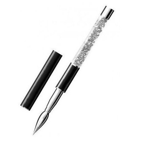 Crystal Stylograph - Penna för nagel dekorationer - Svart