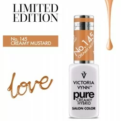 Victoria Vynn - Pure Creamy - 145 Creamy Mustard - Gellack - Enkelfärgad -glamandbeauty.se