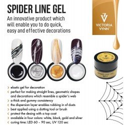 Victoria Vynn - Spider Line - 02 White - Dekorgelé - Spider -glamandbeauty.se