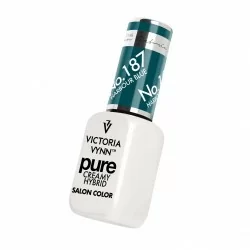 Victoria Vynn - Pure Creamy - 187 Harbour Blue - Gellack - Enkelfärgad -glamandbeauty.se