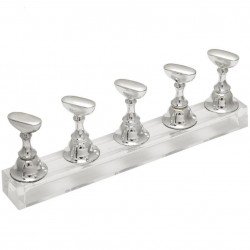 Tipp display - Magnetisk - Silver - 5 st tippar - Displayer / Övningsmaterial -glamandbeauty.se