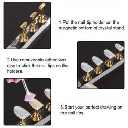 Tipp display - Magnetisk - Guld - 5 st tippar - Displayer / Övningsmaterial -glamandbeauty.se Tipp display - Magnetisk - Guld - 5 st tippar - Displayer / Övningsmaterial -glamandbeauty.se
