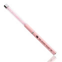 Akryl pensel med stenar - Storlek: 2 - Rosa - Akryl -glamandbeauty.se Akryl pensel med stenar - Storlek: 2 - Rosa - Akryl -glamandbeauty.se