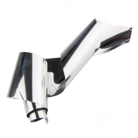 Nagelfolie / folie - för nageldekorationer - Krom - Silver - 1m