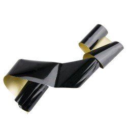 Nagelfolie / folie - för nageldekorationer - Krom - Svart - 1m - Nagelfolie -glamandbeauty.se