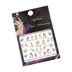 Vattendekaler - Flamingo - BN-920 - För naglar - Vattendekaler / Stickers -glamandbeauty.se