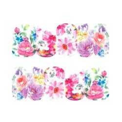 Vattendekaler - Blommor - BN-793 - För naglar - Vattendekaler / Stickers -glamandbeauty.se