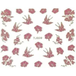 Vattendekaler - Rött tema - TJ039 - För naglar - Vattendekaler / Stickers -glamandbeauty.se Vattendekaler - Rött tema - TJ039 - För naglar - Vattendekaler / Stickers -glamandbeauty.se