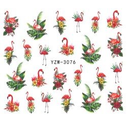 Vattendekaler - Flamingo - YZW-3076 - För naglar - Vattendekaler / Stickers -glamandbeauty.se Vattendekaler - Flamingo - YZW-3076 - För naglar - Vattendekaler / Stickers -glamandbeauty.se