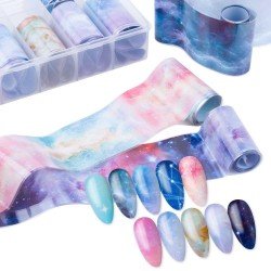 Nagelfolie / folie - Set 10 färger - 100 cm / st - Nagelfolie -glamandbeauty.se Nagelfolie / folie - Set 10 färger - 100 cm / st - Nagelfolie -glamandbeauty.se
