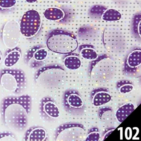 Nagelfolie / folie - för nageldekorationer - 102 - 100 cm