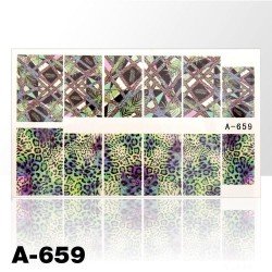 Vattendekaler - Djungel - A659 - För naglar - Vattendekaler / Stickers -glamandbeauty.se Vattendekaler - Djungel - A659 - För naglar - Vattendekaler / Stickers -glamandbeauty.se