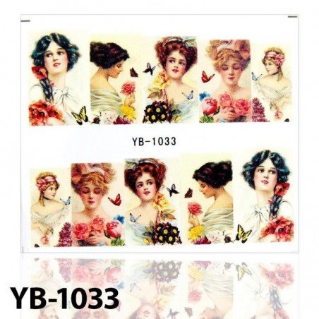 Vattendekaler - Medeltiden - YB-1033 - För naglar