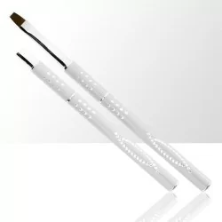 Gelé pensel med kork - Storlek 4 - Vit - Storlek: 4 -glamandbeauty.se