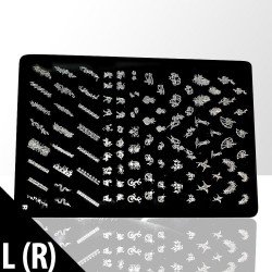 Stämpelplatta - Nageldekorationer - L(R) - Rektangel - Stämpelplattor -glamandbeauty.se Stämpelplatta - Nageldekorationer - L(R) - Rektangel - Stämpelplattor -glamandbeauty.se