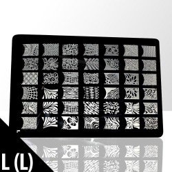 Stämpelplatta - Nageldekorationer - L(L) - Rektangel - Stämpelplattor -glamandbeauty.se Stämpelplatta - Nageldekorationer - L(L) - Rektangel - Stämpelplattor -glamandbeauty.se