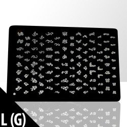 Stämpelplatta - Nageldekorationer - L(G) - Rektangel - Stämpelplattor -glamandbeauty.se Stämpelplatta - Nageldekorationer - L(G) - Rektangel - Stämpelplattor -glamandbeauty.se