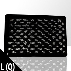 Stämpelplatta - Nageldekorationer - L(Q) - Rektangel - Stämpelplattor -glamandbeauty.se Stämpelplatta - Nageldekorationer - L(Q) - Rektangel - Stämpelplattor -glamandbeauty.se