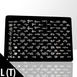 Stämpelplatta - Nageldekorationer - L(T) - Rektangel - Stämpelplattor -glamandbeauty.se Stämpelplatta - Nageldekorationer - L(T) - Rektangel - Stämpelplattor -glamandbeauty.se