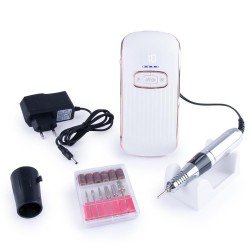 Elektrisk / batteridriven mobil nagelfil - M11 - 35000 RPM - Vit - Slipmaskiner -glamandbeauty.se Elektrisk / batteridriven mobil nagelfil - M11 - 35000 RPM - Vit - Slipmaskiner -glamandbeauty.se