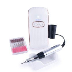 Elektrisk / batteridriven mobil nagelfil - M11 - 35000 RPM - Vit - Slipmaskiner -glamandbeauty.se Elektrisk / batteridriven mobil nagelfil - M11 - 35000 RPM - Vit - Slipmaskiner -glamandbeauty.se