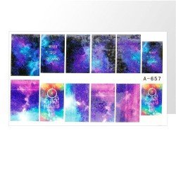 Vattendekaler - Himlen - A567 - För naglar - Vattendekaler / Stickers -glamandbeauty.se