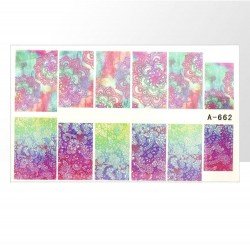 Vattendekaler - Trance - A662 - För naglar - Vattendekaler / Stickers -glamandbeauty.se