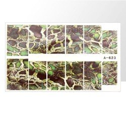Vattendekaler - Ormskinn - A623 - För naglar - Vattendekaler / Stickers -glamandbeauty.se Vattendekaler - Ormskinn - A623 - För naglar - Vattendekaler / Stickers -glamandbeauty.se