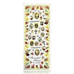 Vattendekaler - Medeltiden - HOT-069 - För naglar - Vattendekaler / Stickers -glamandbeauty.se Vattendekaler - Medeltiden - HOT-069 - För naglar - Vattendekaler / Stickers -glamandbeauty.se