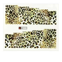 Vattendekaler - Leopard - A111 - För naglar - Vattendekaler / Stickers -glamandbeauty.se