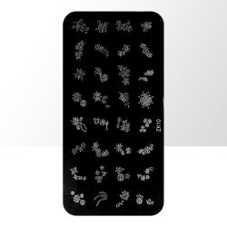Stämpelplatta - Nageldekorationer - ZK10 - Rektangel - Stämpelplattor -glamandbeauty.se Stämpelplatta - Nageldekorationer - ZK10 - Rektangel - Stämpelplattor -glamandbeauty.se