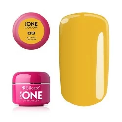 Base one - Color - UV Gel - Sunny Yellow - 03 - 5 gram - UV-gel Enfärgad -glamandbeauty.se