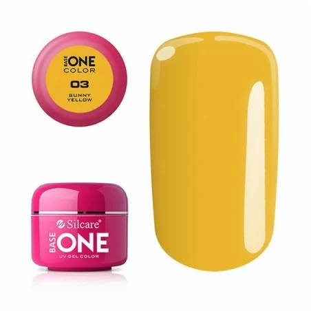 Base one - Color - UV Gel - Sunny Yellow - 03 - 5 gram