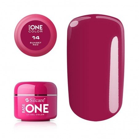 Base one - Color - UV Gel - Sunset Red - 14 - 5 gram