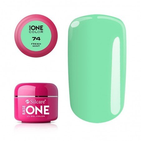Base one - Color - UV Gel - Fresh mint - 74 - 5 gram