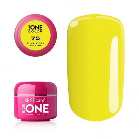 Base one - Color - UV Gel - Sunflower Yellow - 75 - 5 gram
