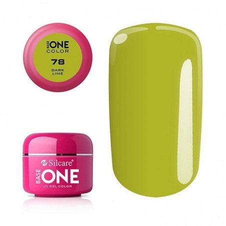Base one - Color - UV Gel - Dark Lime - 78 - 5 gram