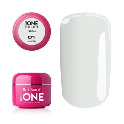 Base one - UV Gel - Neon - White - 01 - 5 gram - UV-gel Neon -glamandbeauty.se Base one - UV Gel - Neon - White - 01 - 5 gram - UV-gel Neon -glamandbeauty.se
