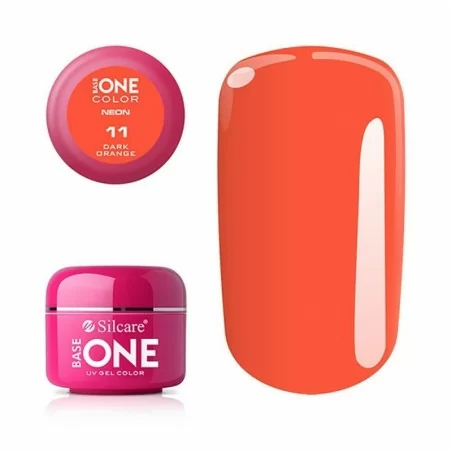 Base one - UV Gel - Neon - Dark Orange - 11 - 5 gram