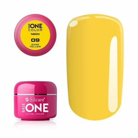 Base one - UV Gel - Neon - Dark Yellow - 09 - 5 gram