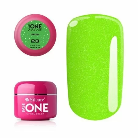 Base one - UV Gel - Neon - Fresh Green - 23 - 5 gram