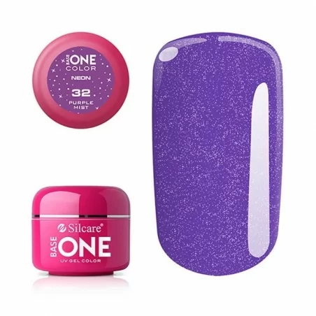 Base one - UV Gel - Neon - Purple Mist - 32 - 5 gram