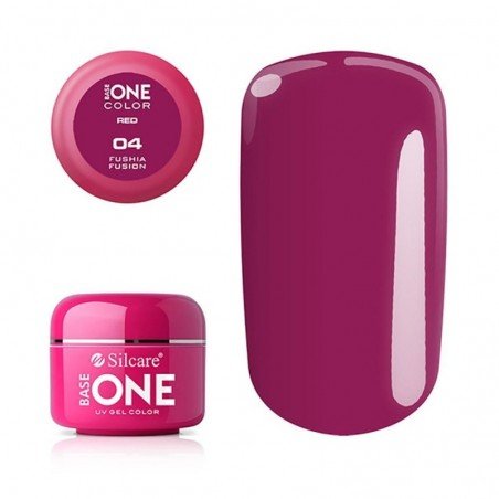 Base one - Color - RED - UV Gel - Fuchsia Fusion 04 - 5 gram