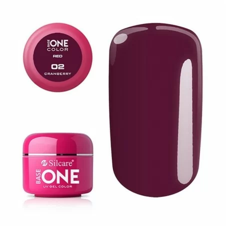 Base one - RED - Color - UV Gel - Candy Cherry - 02 - 5 gram